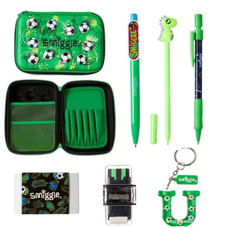 

Smiggle Blue Hardtop Pencilcase Original Paket isi