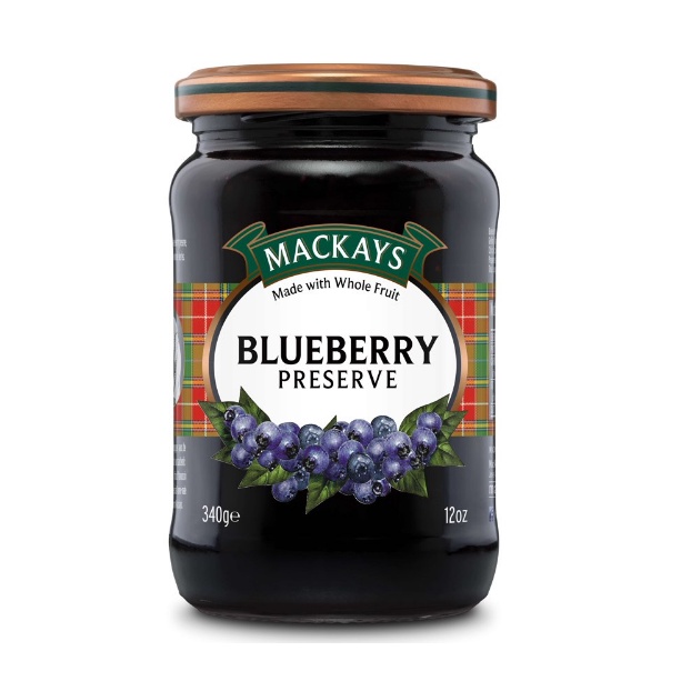 

Mackays Blueberry JAM 340gr / Selai Blueberry