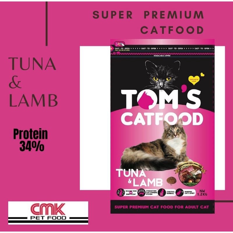 Toms Cat Food Tuna And Lamb 1.2kg Freshpack Toms Cat Tuna &amp; Lamb Adult