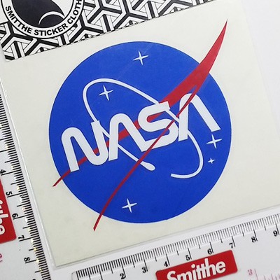 Stiker NASA Logo Cutting Sticker 3W untuk aksesoris Mobil Motor