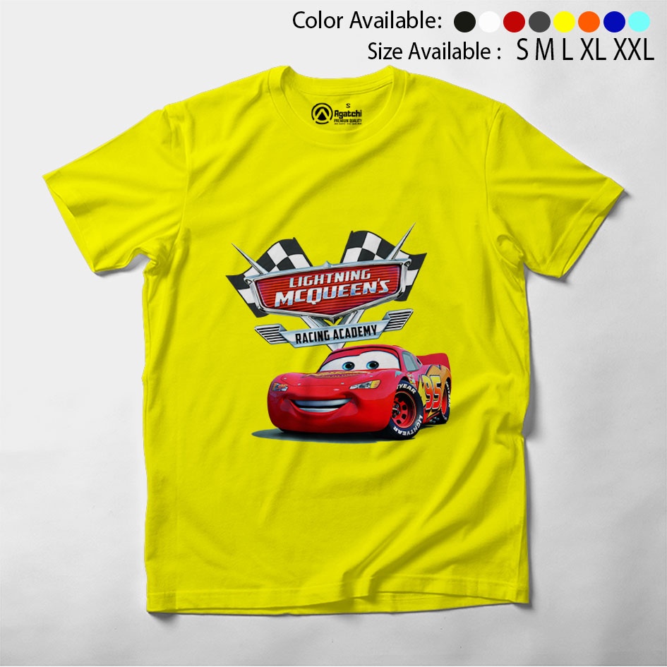 Kaos Atasan Anak Laki Laki Cars Lightning McQueen