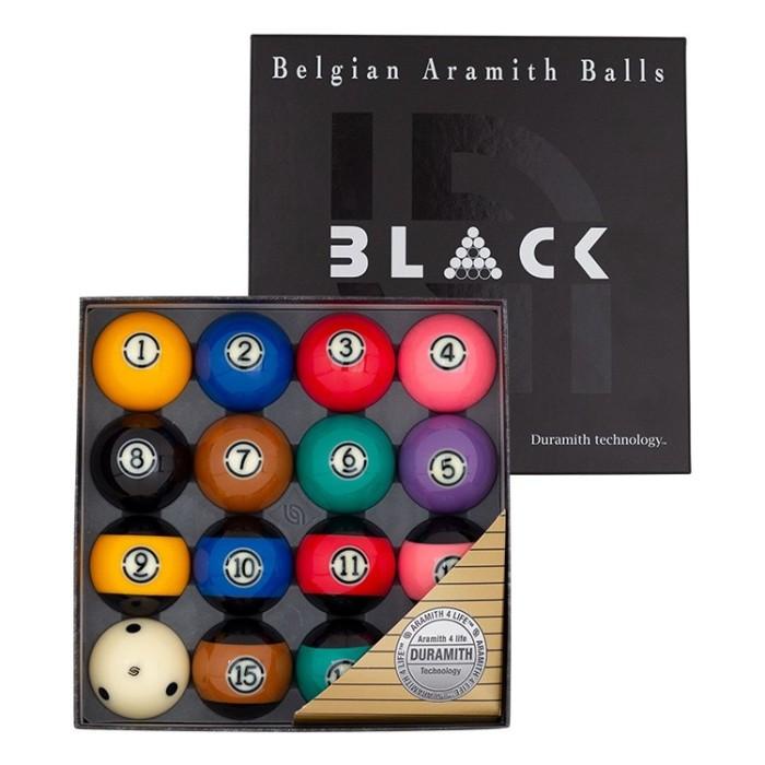 Bola Billiard Belgian Aramith Black Set Ready Stok