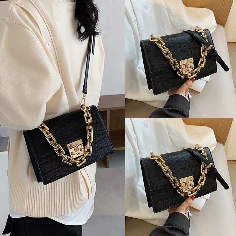 ⭐️✨NEW ARRIVAL✨⭐️ TAS SELEMPANG SLINGBAG HANDBAG RANTAI WANITA CEWEK BAG IMPORT KONDANGAN LB- 166