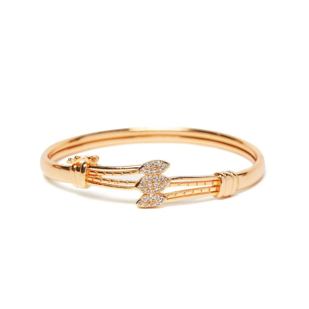 Gelang berlian lapis emas gelangxupin Murah dewasa aksesoris wanita fashion gelang titanium