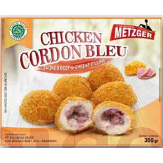 

METZGER CHICKEN CORDON BLEU 300GR (HALAL)