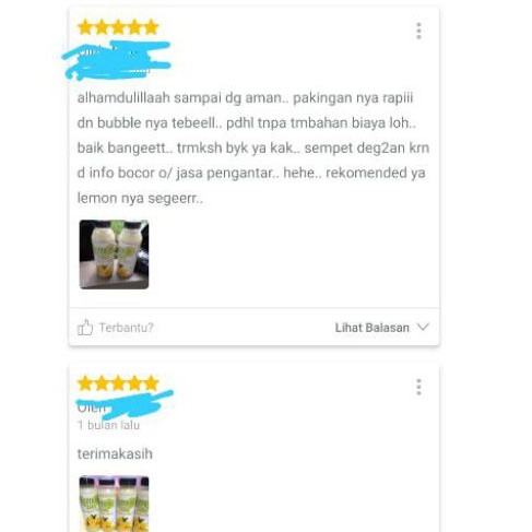 BPOM 500ml Lemovita Fresh Sari Lemon Jus Lemon Murni 100% Jus Halal Alami