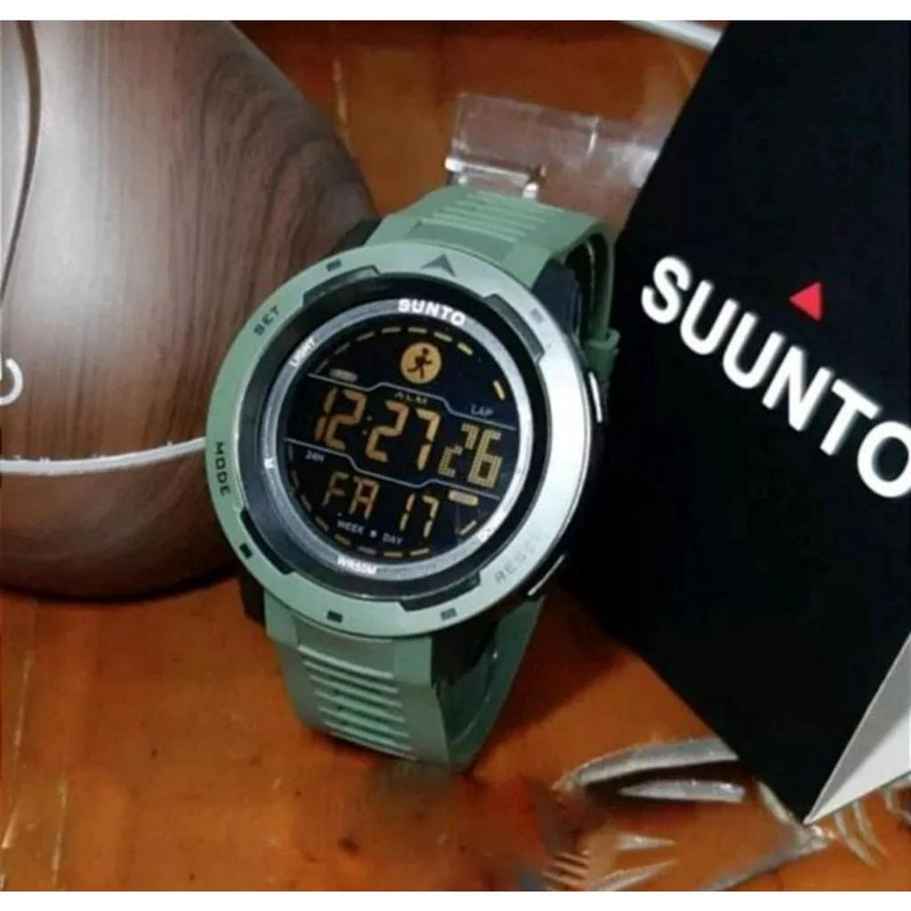 (SS) Jam Tangan Pria SUNTO NORTH EDGE Digital Strap Rubber Tahan AIR