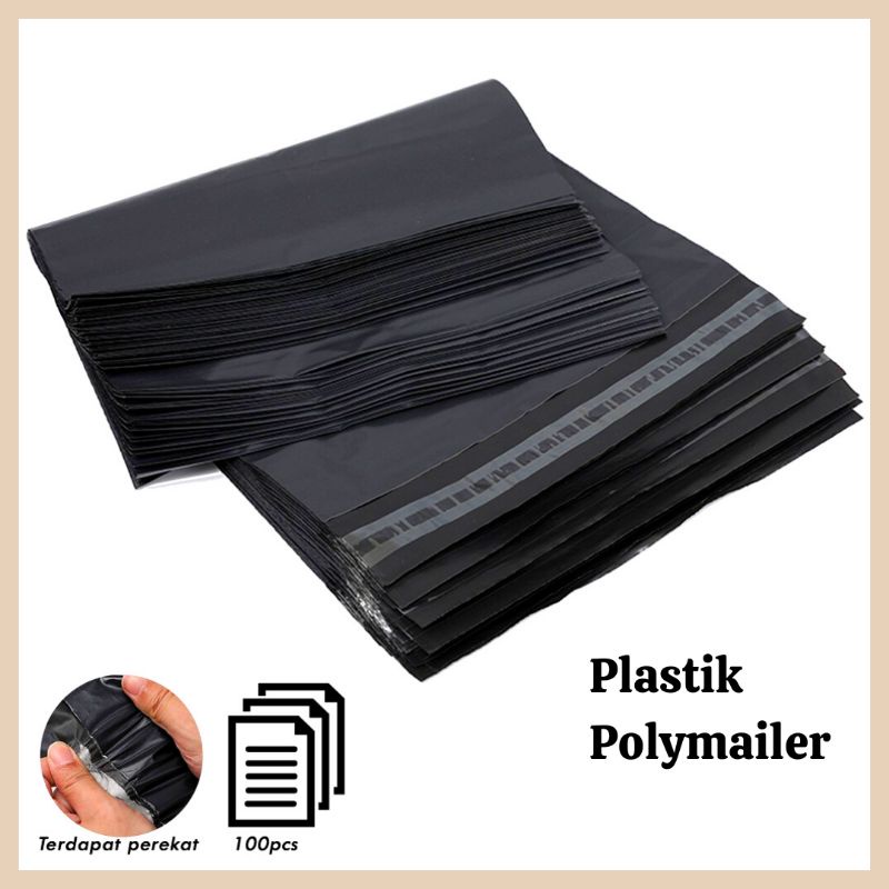 Plastik Packing Online Shop Hitam 32 x 45/ KD-4