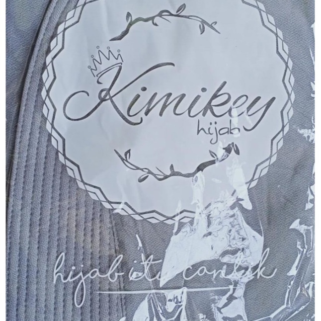 Jilbab Instan Pad Soraya By Kimikey-ABU2/GREY