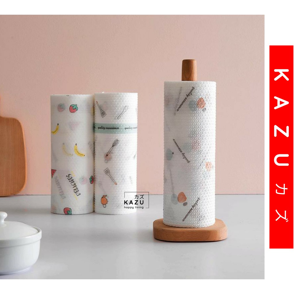 KAZU KHL194 Tissue Lap Dapur Motif Dicuci Pakai Ulang Menyerap Minyak