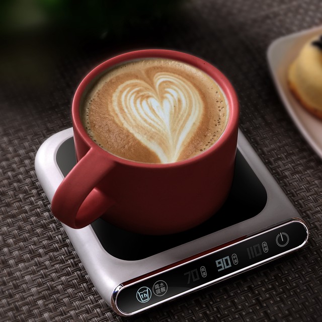 Triple W Pemanas Penghangat Gelas Teh Kopi Susu Warmer Coffee Tea Milk LED Digital Touchscreen