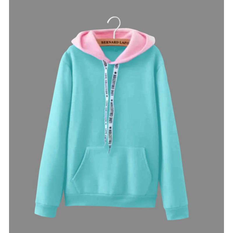 sweater hoodie polos mode Korea kekinian/untuk remaja/bisa COD