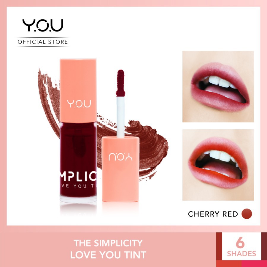 The Simplicity Love You Tint by You Makeups - CHERRY RED