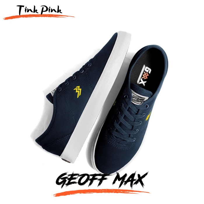 Sepatu Pria Sneaker Terbaru Geoff max ethan navy white Murah Original Brand GMX sepatu cowok