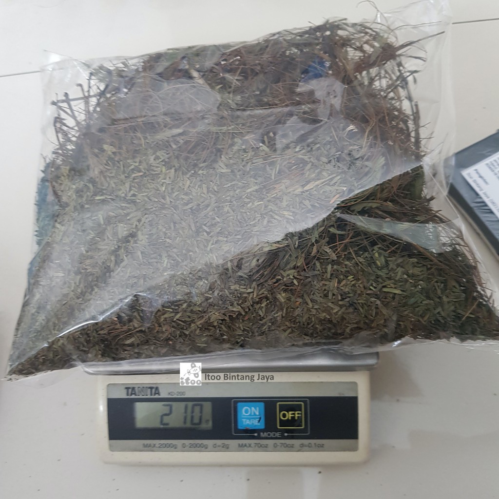 Daun Kaliandra Kering (Pupuk Anggrek Premium, Penggemuk Anggrek) 200gr