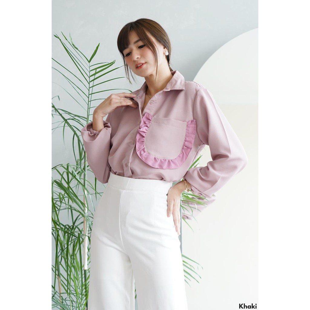 Kemeja Atasan Wanita Rossy Blouse