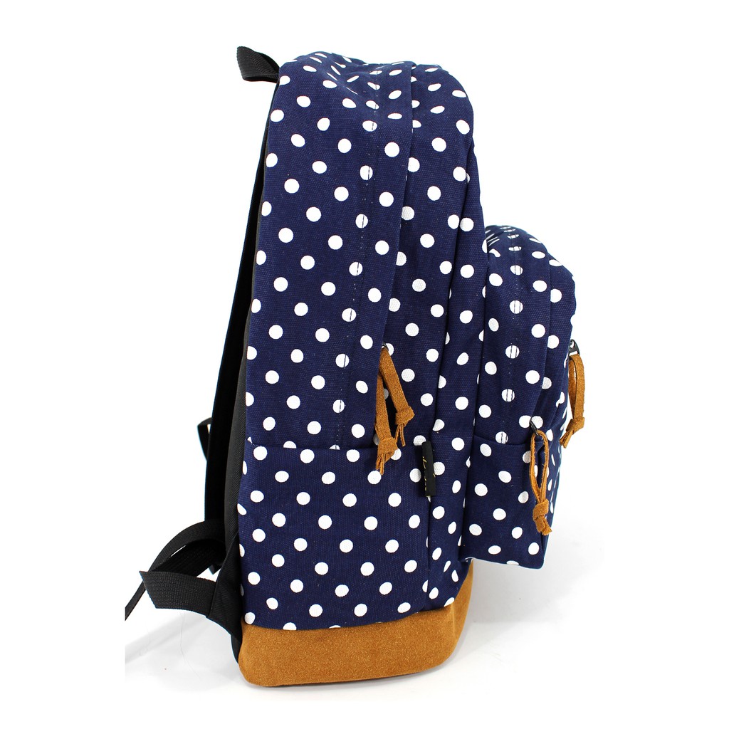 theodor backpack HERITAGE series NAVY BLUE POLKADOT