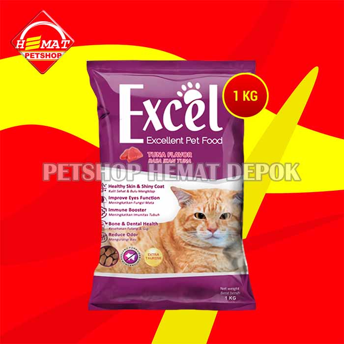 Makanan Kucing Excel Cat Food 1 KG