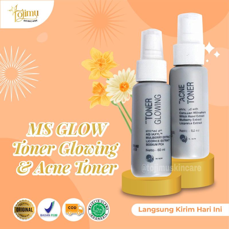 MS GLOW TONER / MS GLOW TONER GLOWING / MS GLOW ACNE TONER