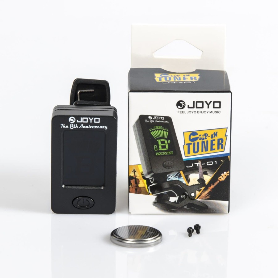 Tuner Gitar Digital Joyo JT-01 Clip On Chromatic Guitar Bass Ukulele