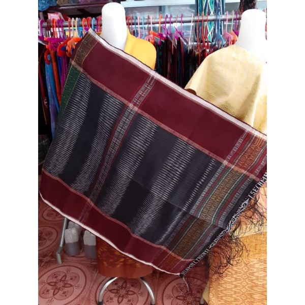 ULOS BINTANG MARATUR UKURAN JUMBO TENUN TANGAN MUARA ASLI ULOS BINTANG MARATUR HITAM MEWAH PAHOMPU