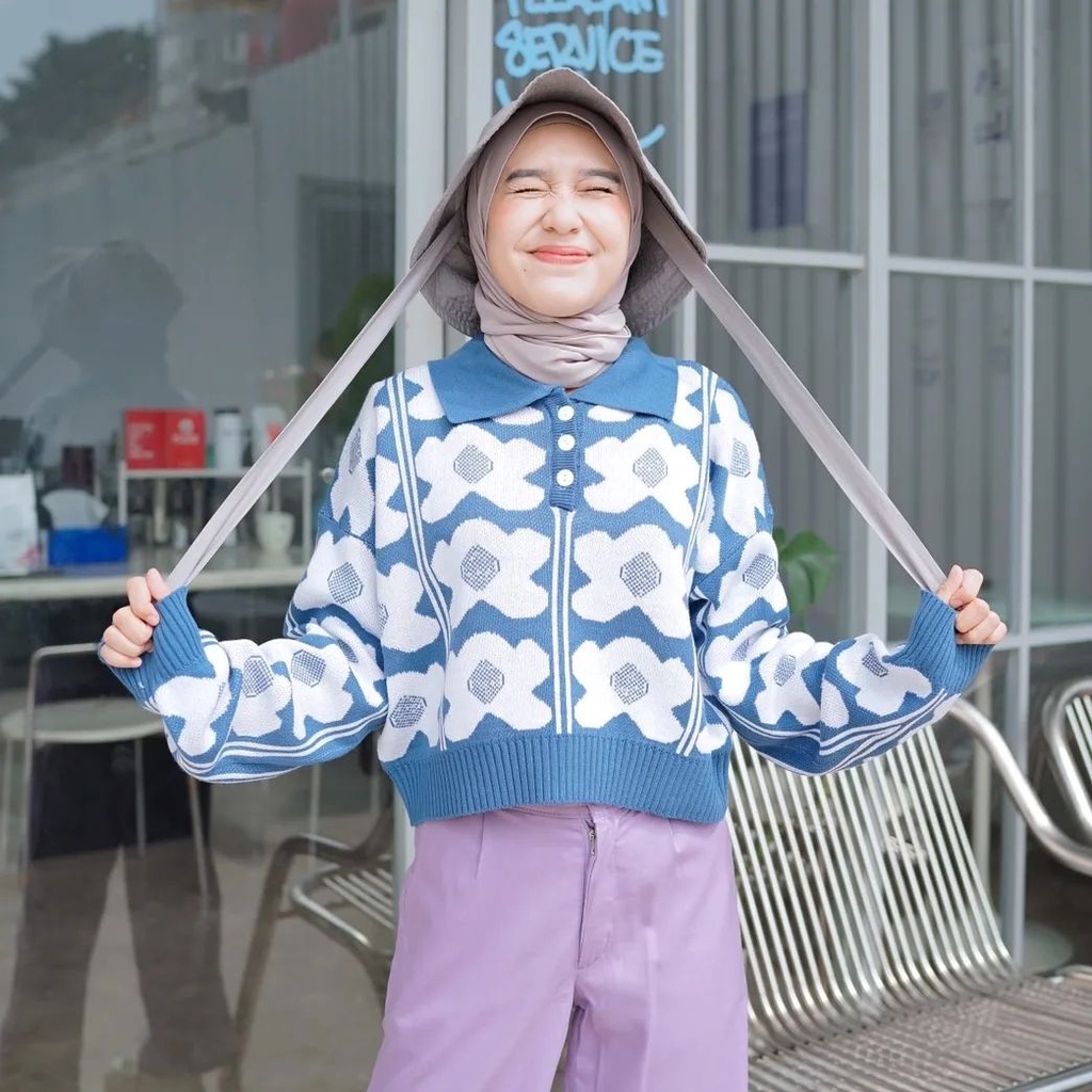 Amelya Daisy Blouse - Atasan Blouse Wanita Terbaru PREMIUM