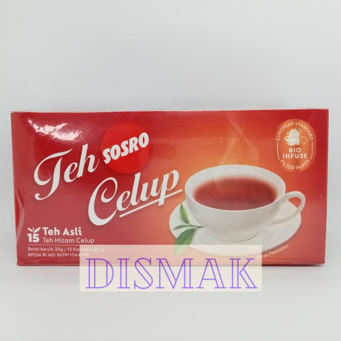 Teh Sosro Celup Black Tea (isi 15)