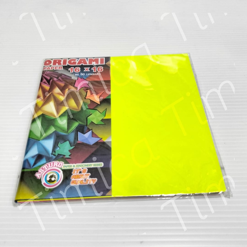 

KERTAS LIPAT ASTURO/ORIGAMI ASTURO 14X14/16X16 ISI 50 LEMBAR