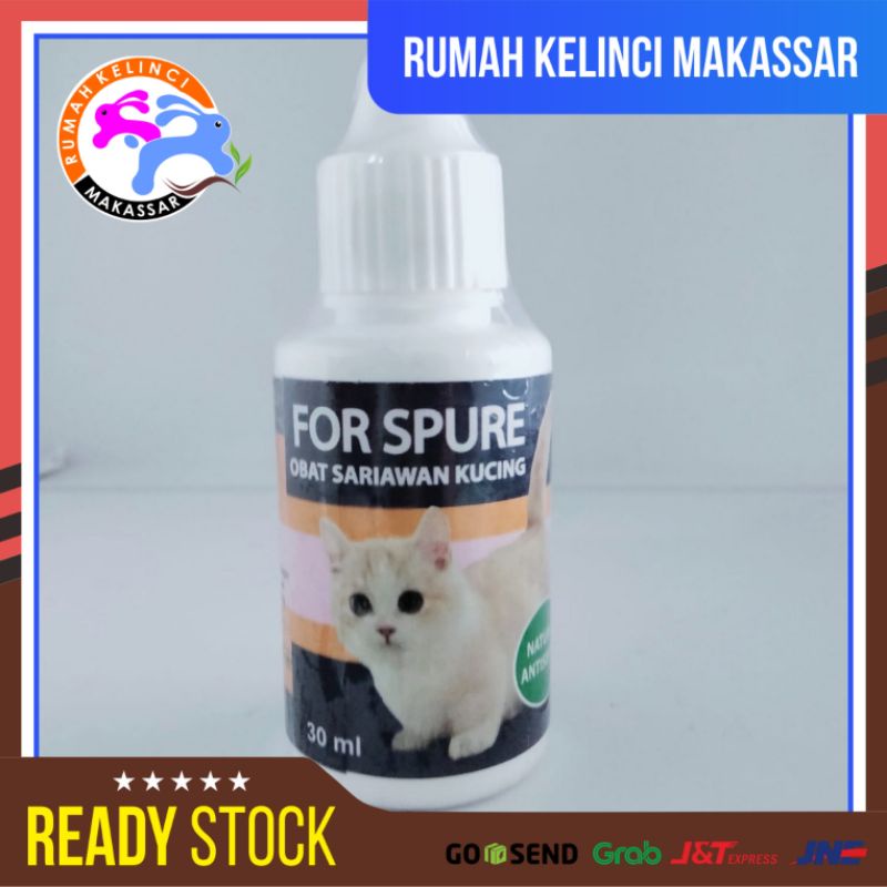 FOR SPURE 30ML Obat Sariawan Kucing Bau Mulut Liur Berlebih Kucing Kitten Anak Kucing