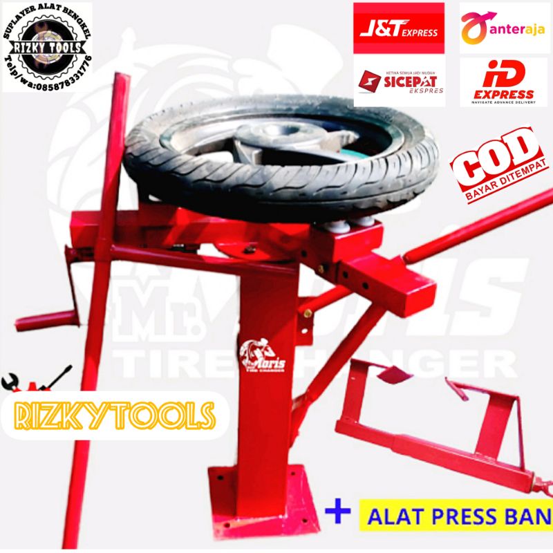 alat buka pasang ban motor tyre changer manual