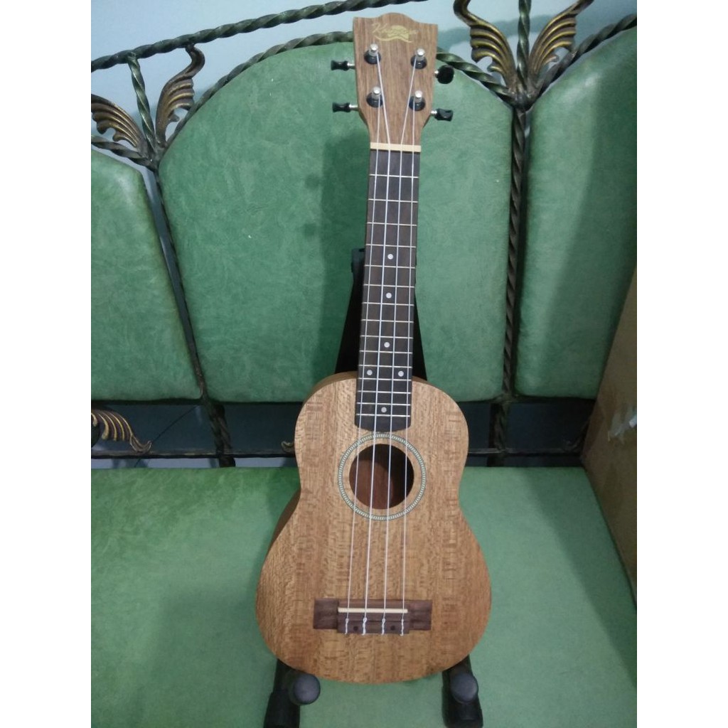 Ukulele Soprano Merk Shelby Original Tipe UK-21 NS Warna Natural Bonus Tas Senar Pick Murah Jakarta