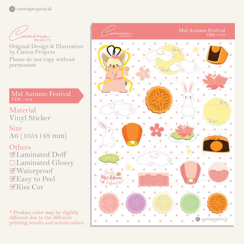 

Sticker Deco Journal Mid Autumn Festival VDS-013