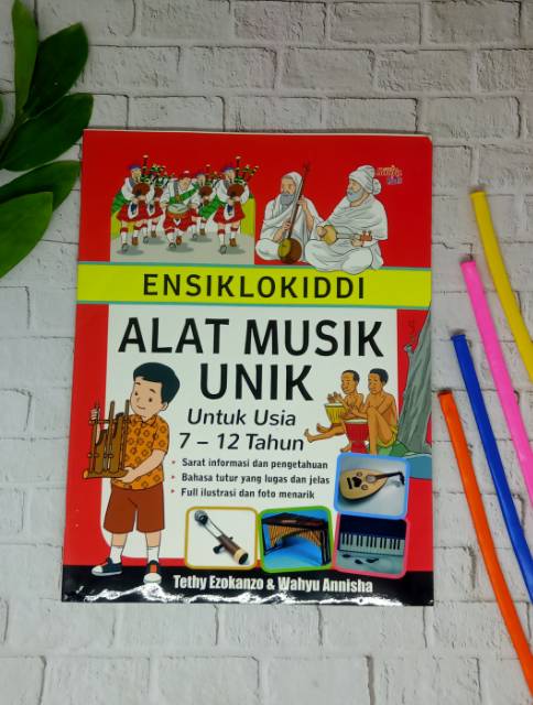 Buku Anak Ensiklokiddi - Tokoh Penemu dan Alat Musik Unik Untuk Usia 7-12 Tahun