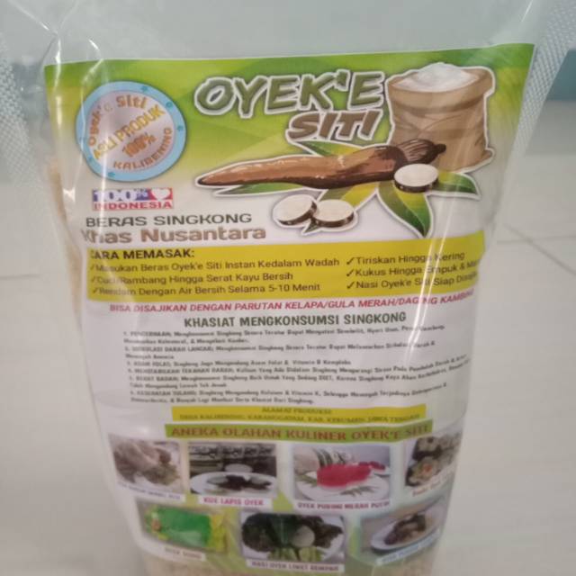 

OYEK (BERAS SINGKONG) Khas Nusantara 500gr