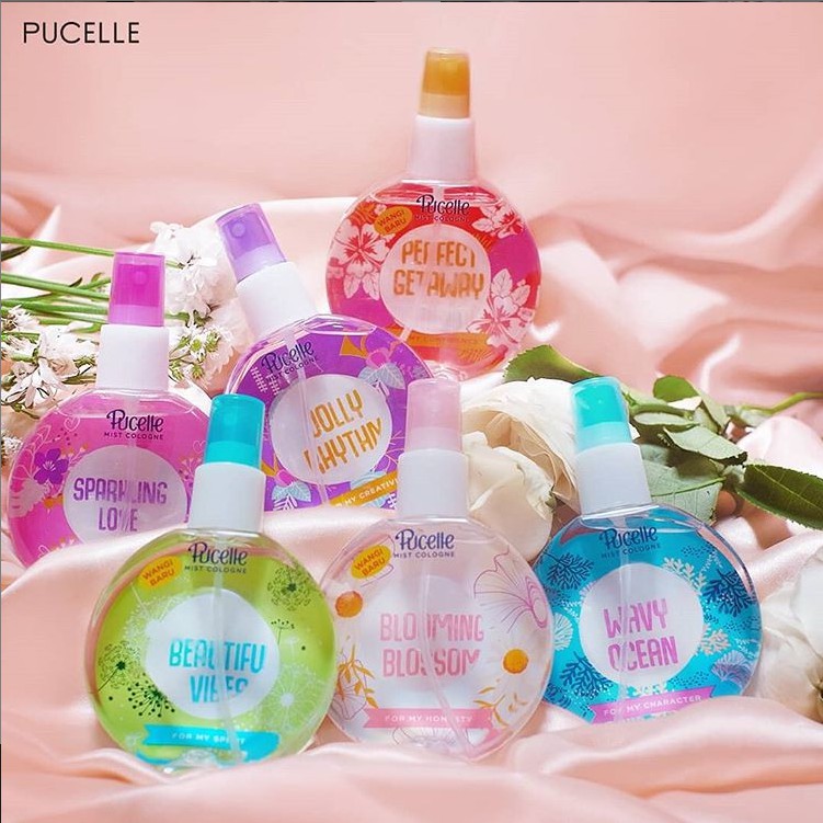 PUCELLE MIST COLOGNE 75 ml (KECIL)/MINYAK WANGI/PUCELLE/MIST COLOGNE