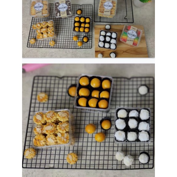 

kue kering olila cakes nastar, kastangel, putri salju, lidah kucing, kue kacang almond