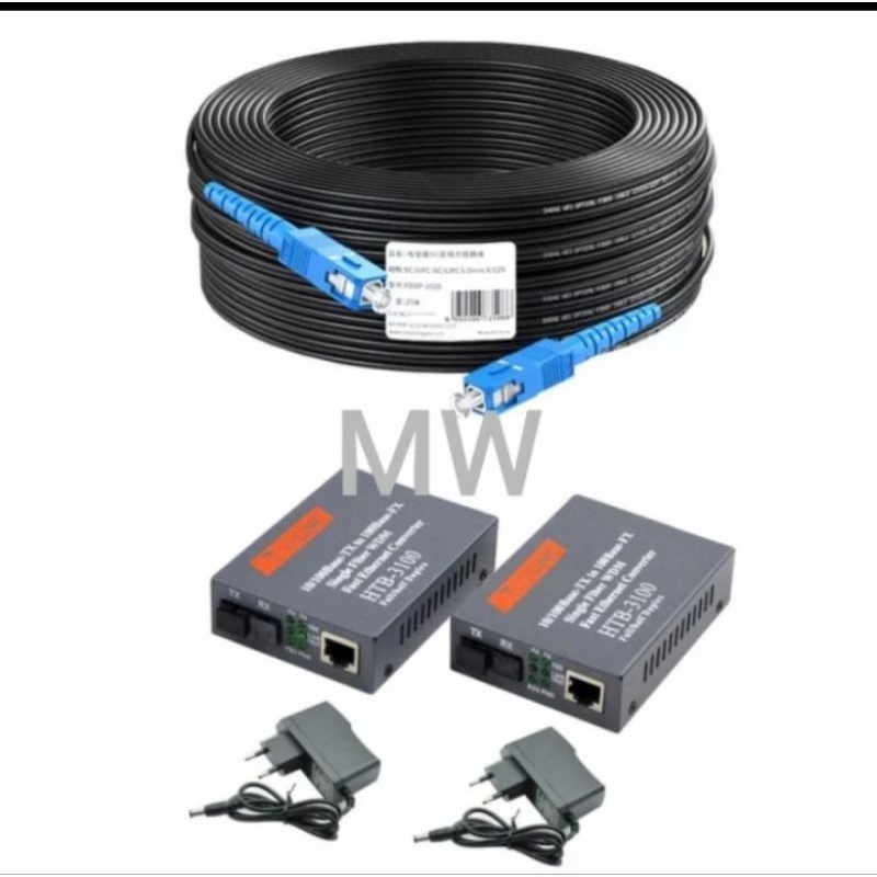 Paket Cable Fiber Optic 150M+HTB 3100 A+B A Dan B