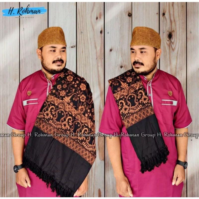 PROMO SORBAN PANJANG SORBAN RIDA SOLO JUMBO BAHAN KATUN RAYON SUPER PREMIUM SORBAN KASMIRI MOTIF TEROMPAH BATIK HABIB SORBAN SULAM SORBAN BORDIR SURBAN SERBAN