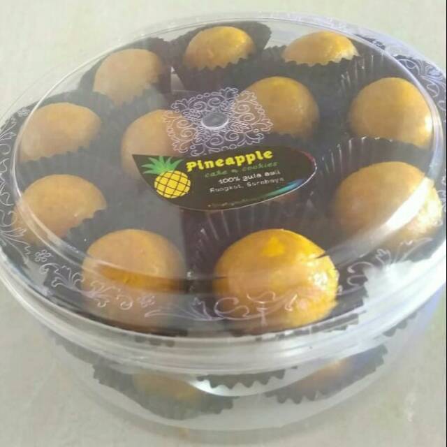 

Nastar dg nanas asli kemasan toples 250g, kue kering lebaran enak dan higienis