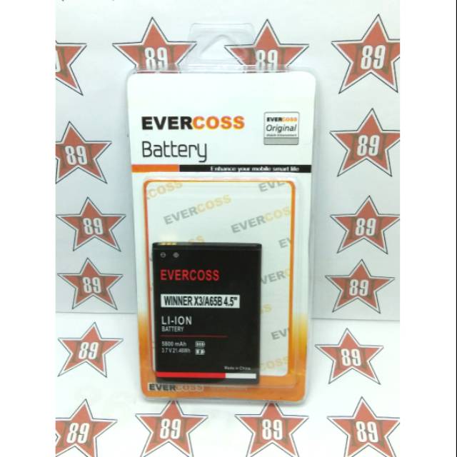 Battery batre Evercross Winner X3 - A65B 4.5&quot;