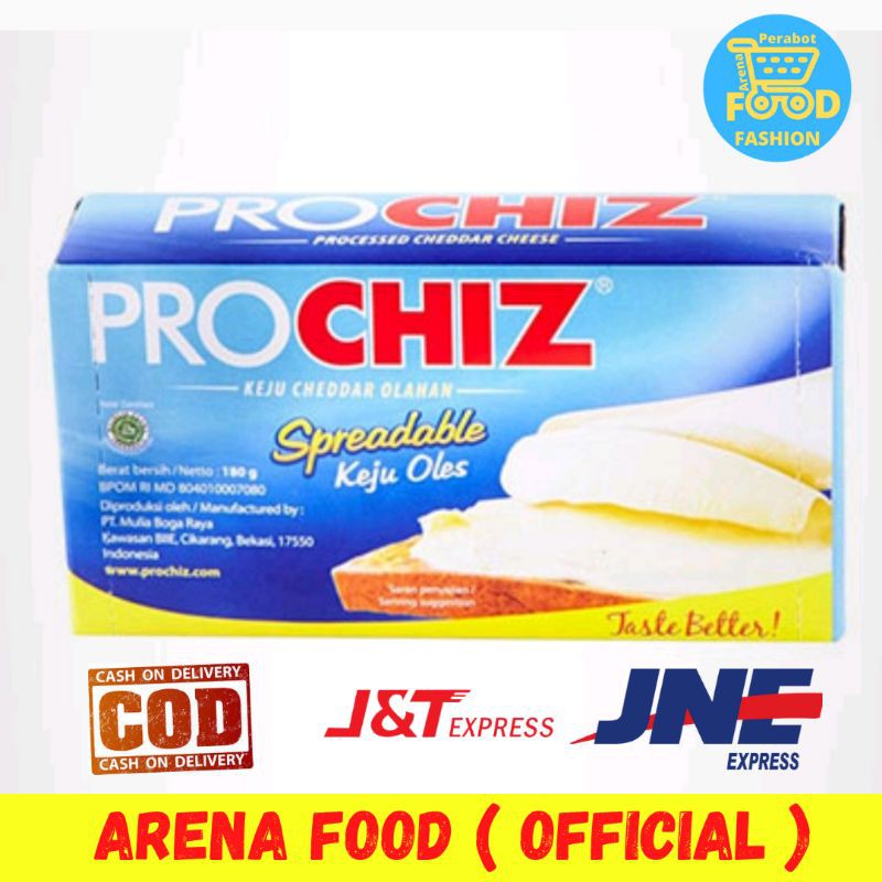 

[✓COD ] PROCHIZ KEJU CHEDDAR OLAHAN SPREADABLE 170 GR | KEJU OLAHAN | PROCHIZ