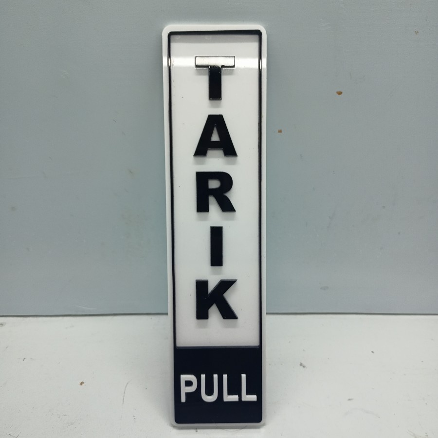 SIGN LABEL STICKER DORONG TARIK PINTU - DOOR SIGN PULL PUSH - 1 SET