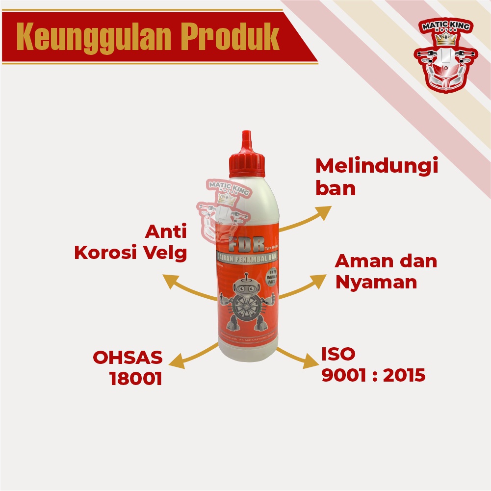 Cairan Anti Bocor Ban Tubles tubeless FDR Petroasia 350ml