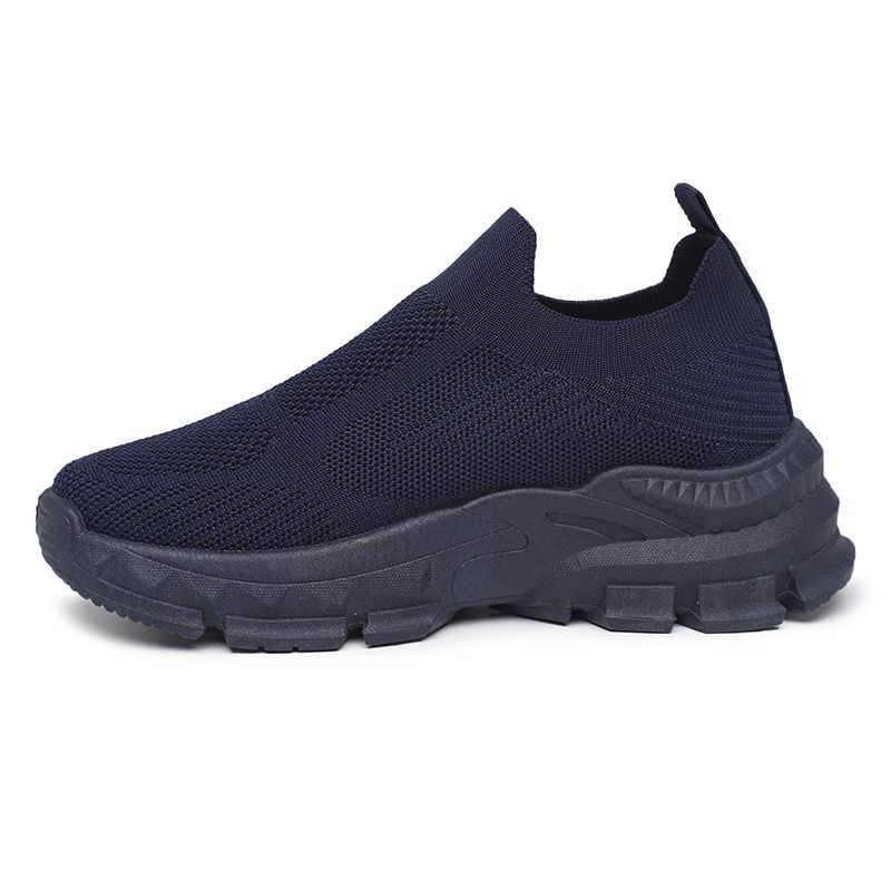 [GROSIR][COD] SEVEN_DAY SEPATU RAJUT SLIP ON WANITA OLAHRAGA TANPA TALI SPORT SHOES NAVY FZ-189