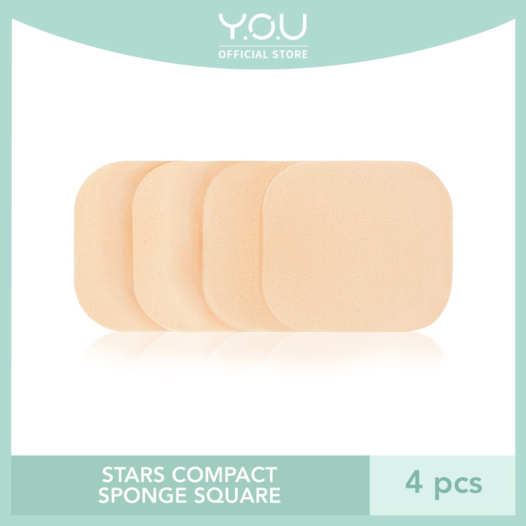 GLAMFIX Stars Compact Bedak Padat Square Isi 4pcs II Emperor