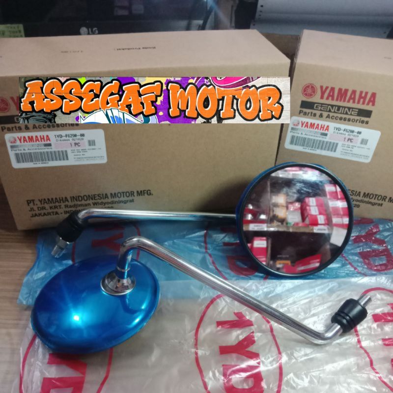KACA SPION YAMAHA FINO FI 115 125 GRANDE KANAN KIRI ORIGINAL YGP