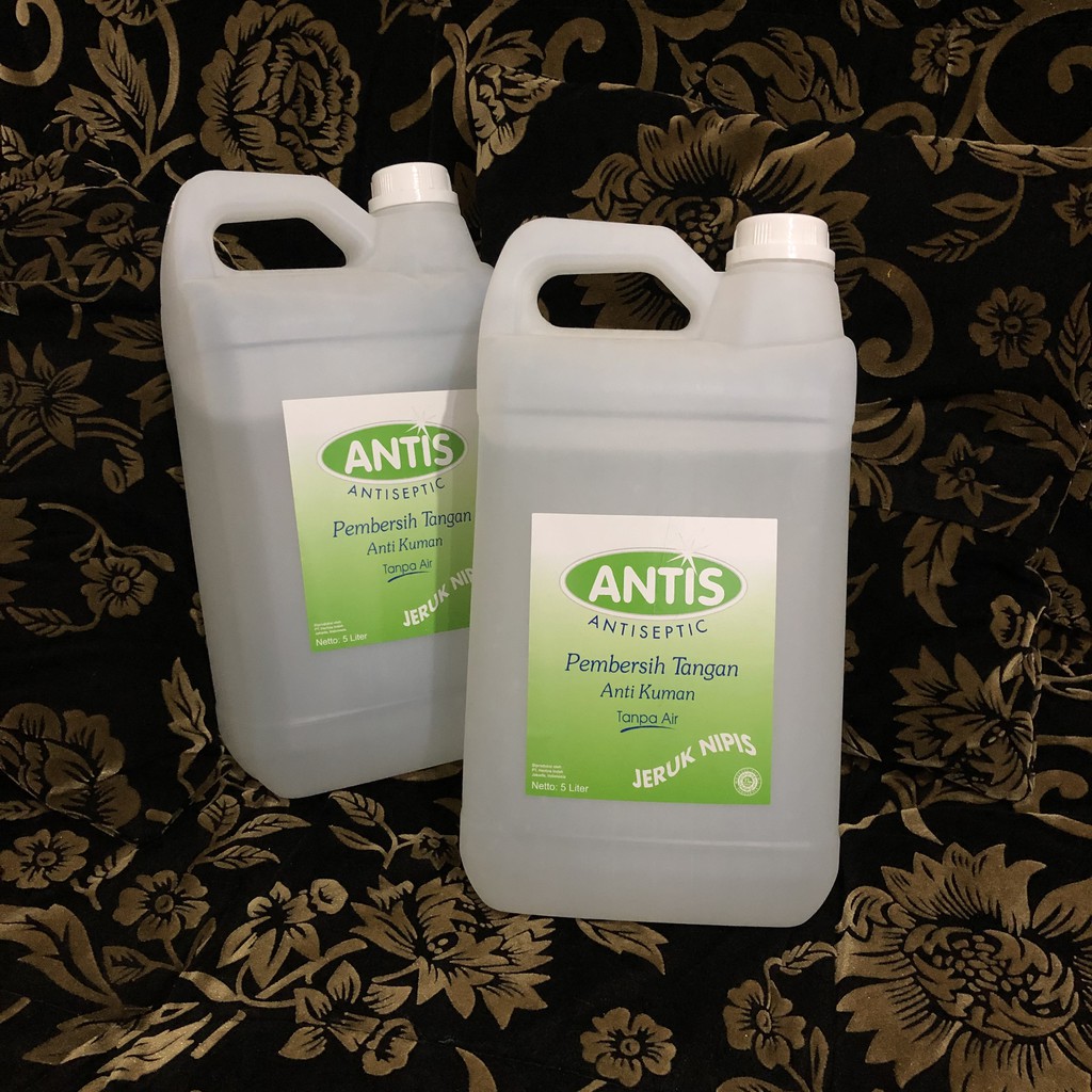 ANTIS Hand Sanitizer Gel / Jel Original Refill Jerigen 5L