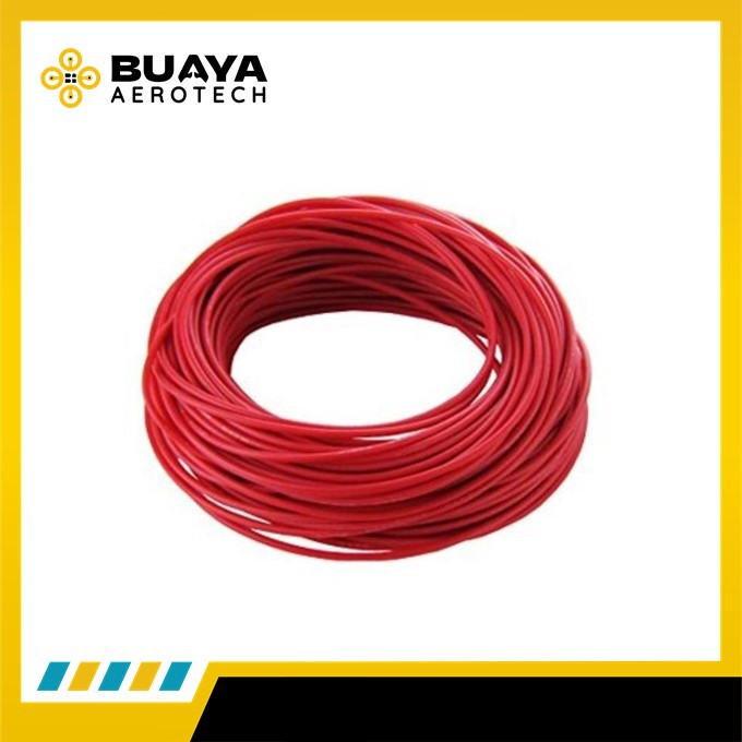 Kabel 24AWG Silicone Wire Cable Red
