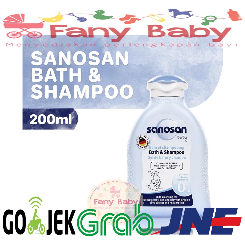 Sanosan Bath &amp; Shampoo 200ml