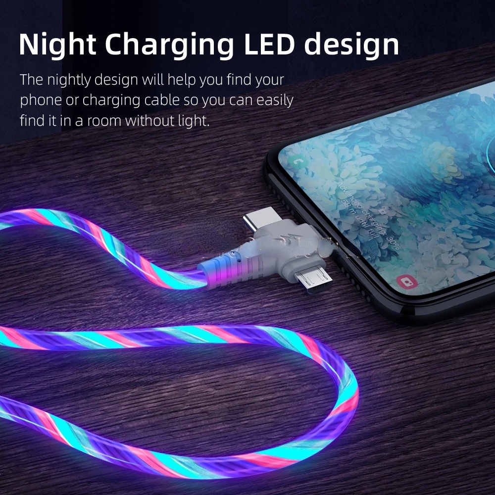 Kabel Data / Charger Micro Usb / Type c / Lightning Universal Untuk Iphone